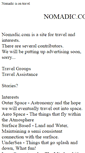 Mobile Screenshot of nomadic.com